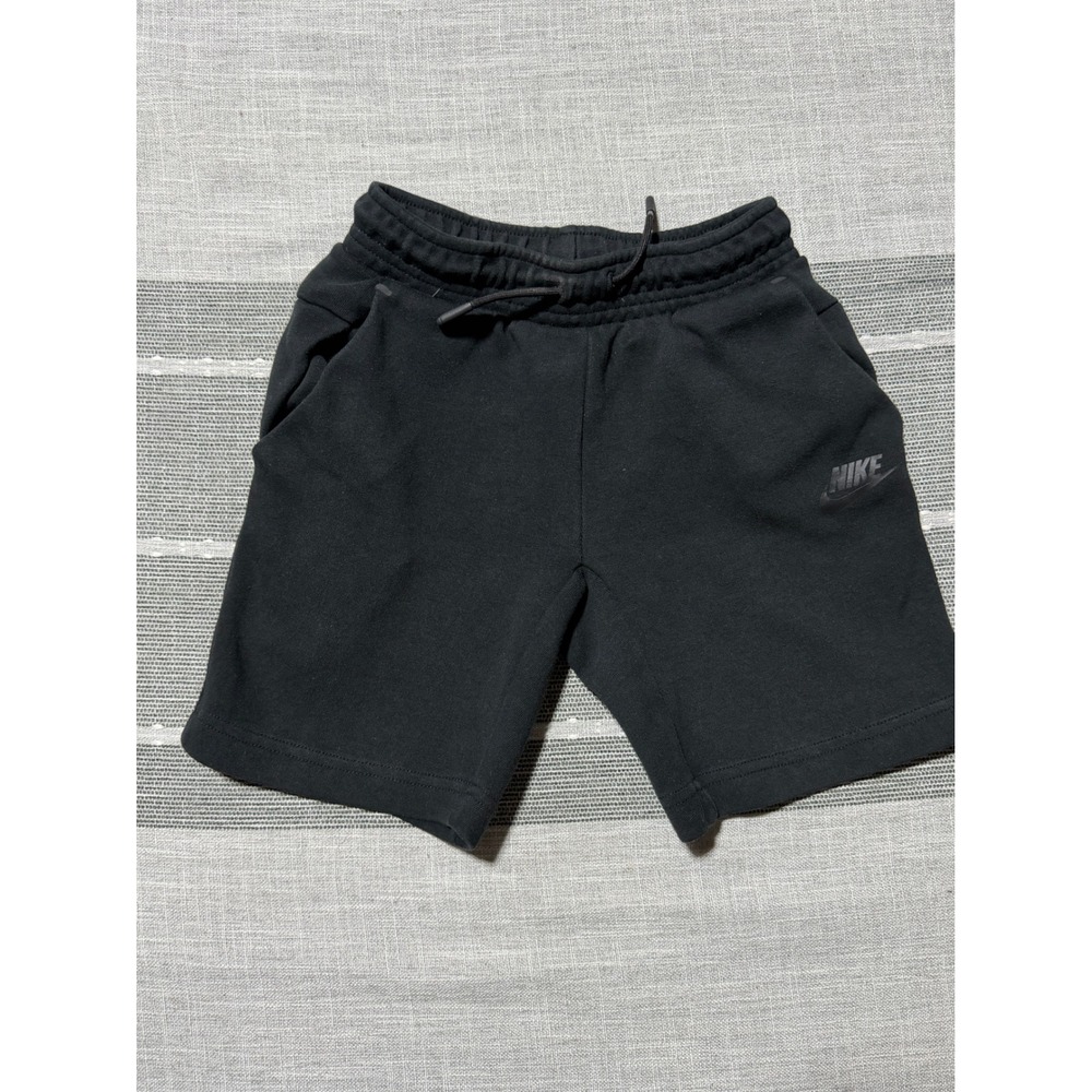 Nike Kids Tech Fleece Shorts Black Size 6 Sporty Athletic Casual